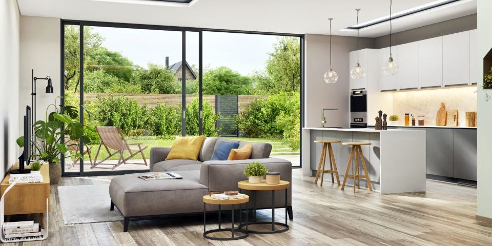 Nowoczesne drzwi tarasowe