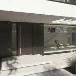 Nowoczesne drzwi aluminiowe z zasuwnicami wielopunktowymi